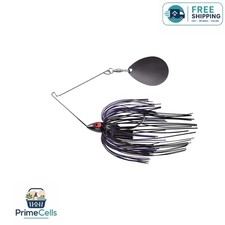 Screaming Eagle 1/2 Oz. Black Purple Spinnerbait - Flawless for Bass Catching