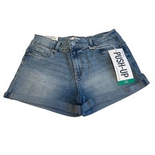 Refuge Denim Jean Shorts Rio Mid Rise Push Up Women's clothing Size 09