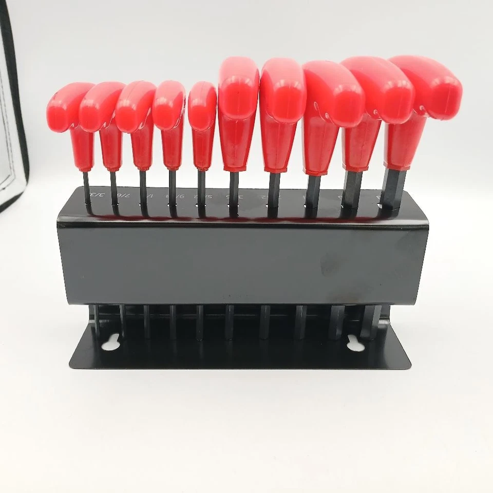 Pittsburgh 10PC SAE T-Handle Hex Key Set 62161 OPEN BOX - Image 3 of 4