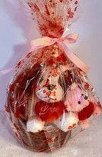 Valentine's Day Gift 4 Her Birthday Girlfriend Love Heart Bear Puppy Love basket