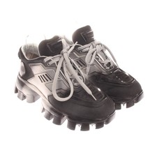 Prada Sneaker 38 EUR Schwarz Metallic Gut