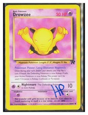 Pokemon Drowzee Team Rocket 54/82 Unlimited HP 1-3