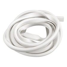 13/64"x 5/16"x 6.5ft Rubber U Channel Edge Trim Fits 1.5-2.5mm Edge, White
