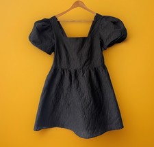 New Look Black, Puff Sleeve Mini Dress Size 18