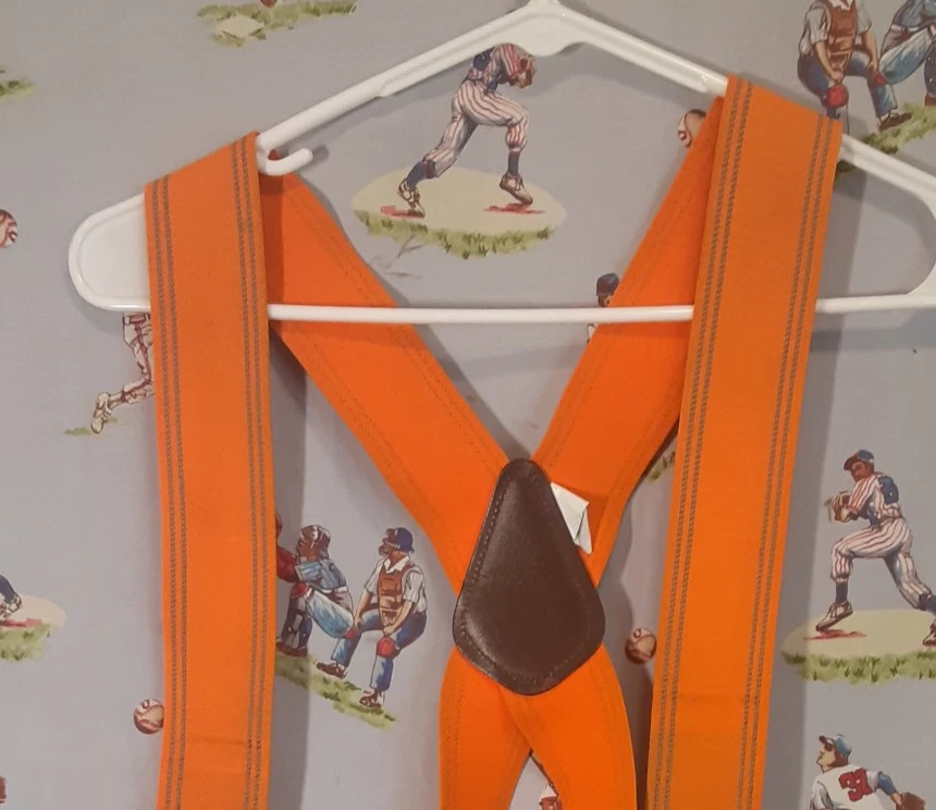 🔨 Carhartt Men's High Visibility Reflective Suspenders Bright Orange 46" Length - Image 3 of 4