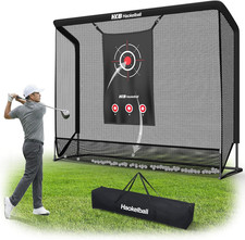 Golf Practice Net 10X8Ft Driving Hitting Net Simulator Cage Backyard Outdoor