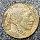 1925-D Buffalo Nickel 5c XF Extra Fine Better Date Toned