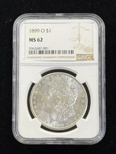 1899-O Morgan Silver Dollar NGC MS62 Item #739