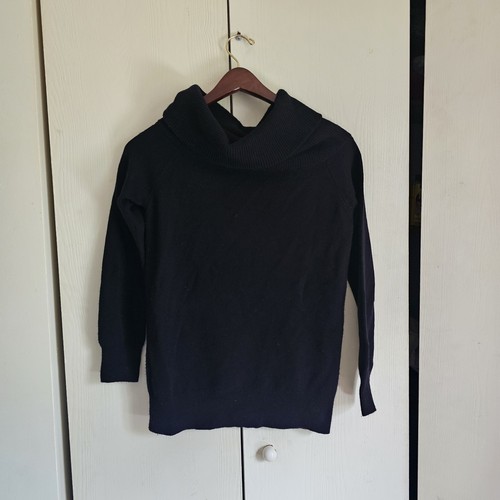 T by Alexander Wang sweater women’s xs navy blue wool cashmere blend designer