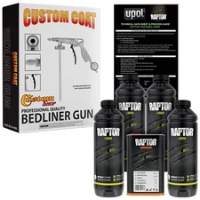 Raptor Tintable Urethane Spray-On Truck Bed Liner Spray Gun, 4 Liters