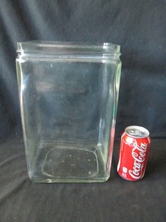 Antique Glass Battery Jar Rural Farm Electric Cell Container