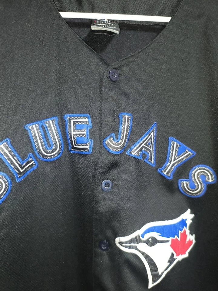 Black Majestic Jose Bautista Jersey Toronto Blue Jays Rare  Men Sz 48 Large - Image 2 of 4
