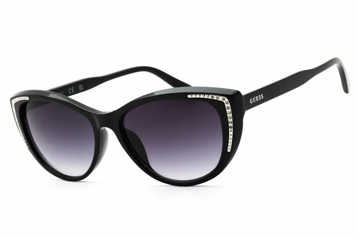 NWT Guess GU00207-02Y Black Round 51mm Sunglasses GUESS Black Designer Sunglasses for Women for sale | eBay main image 2
