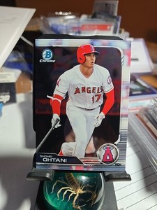 Shohei Ohtani 2019 Bowman Chrome  #50 2nd Year RED HOT 🔥 🔥 DODGER !!