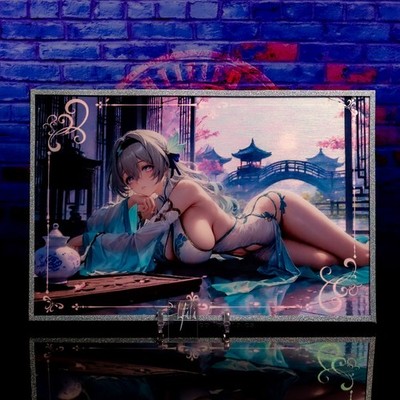 Firefly Waifu A5 Premium Card Glitter Framed Oversized Acrylic Honkai Star Rail