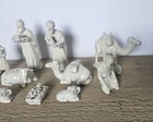 Vintage Nativity White Blue Porcelain Figurines - Lot Of 11 Pieces — photo 4