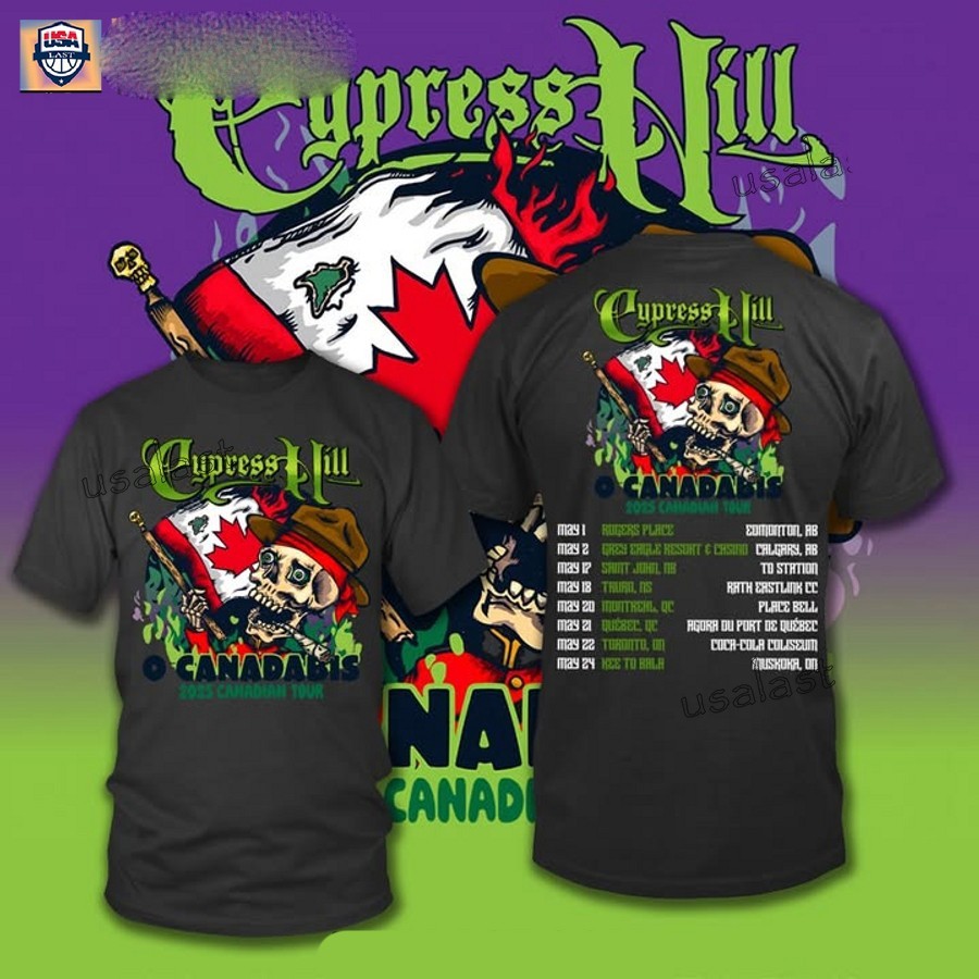 NEW NEW!!! Cypress Hill Dank Daze of Summer Tour T-Shirt All