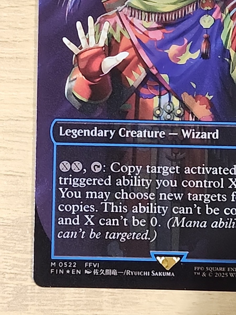 MTG Final Fantasy Gogo, Master of Mimicry Borderless Surge Foil