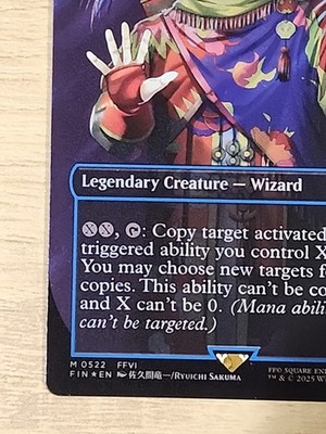 MTG Final Fantasy Gogo, Master of Mimicry Borderless Surge Foil