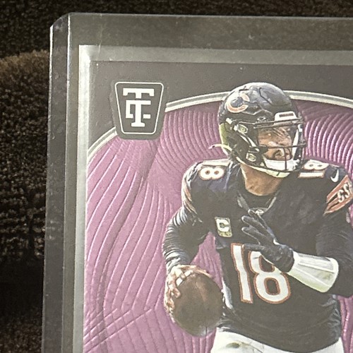 2024 NFL Panini Totally Certified Rookies Caleb Williams RC #101 Purple Mirror - Picture 5 of 6