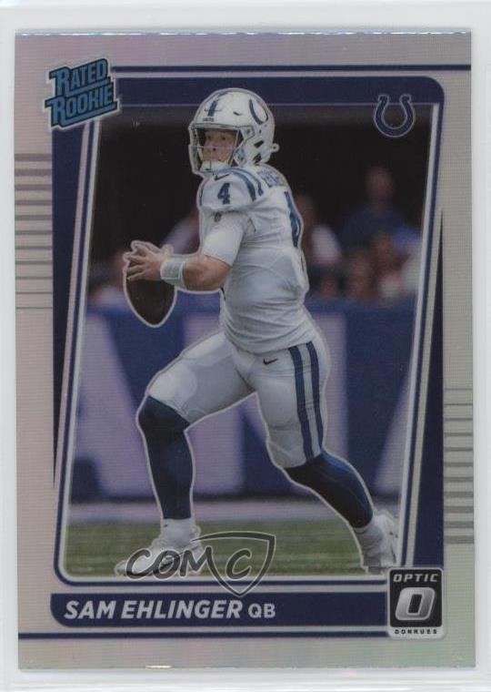 2021 Panini Donruss Optic Rated Rookie Holo Prizm Sam Ehlinger #246 lw9