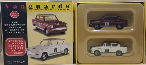 Vanguards 1/43 Anglia Broadsped Racing - 1960 - Boîte D'origine - Occasion