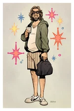The Big Lebowski Dude 16x24 Movie Poster Ltd Edition x/85 Mondo MINT