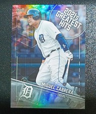 2021 TOPPS MIGUEL CABRERA 2021'S GREATEST HITS #21GH-13 DETROIT TIGERS