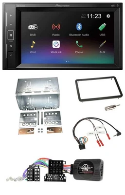 Pioneer DAB Lenkrad 2DIN Bluetooth USB Autoradio für Alfa Romeo 159 Brera Spider - Bild 1 von 4
