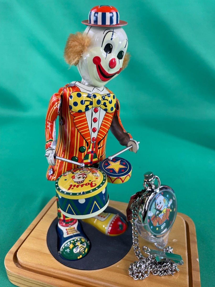1990's Fossil Circus Clown Limited Edition Pocket Watch 0980/5000