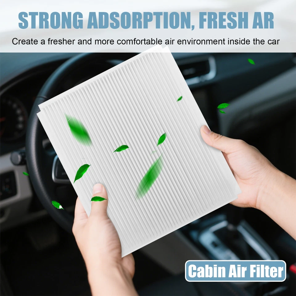 Filtro de ar CA motor e cabine para 2018 2019 2020 - 2022 Lincoln Navigator 3.5L - Imagem 3 de 4