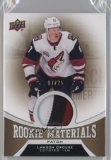 2016-17 Upper Deck Rookie Materials Patch 7/25 Lawson Crouse #RM-LC Patch b9t