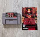 Judge Dredd - Super Nintendo (SNES) Authentic Cart & Manual TESTED