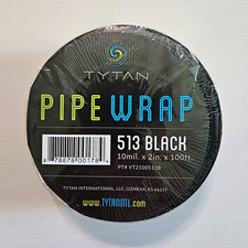 Tytan 513 PVC Pipe Wrap Insulation 2 in x 100 ft Black Smooth VT2100513B
