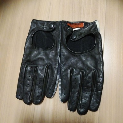 Missoni Women Italian Genuine Leather/Silk Gloves L Size Elegant Unique Design