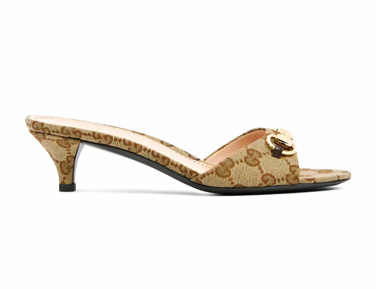 GUCCI ベロア ミュール リボン パールヒール 25+ Gucci Flat 0 to 1/2