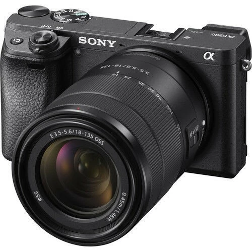 Sony Alpha a6300 Mirrorless Digital Camera - Black with 18-135mm Lens