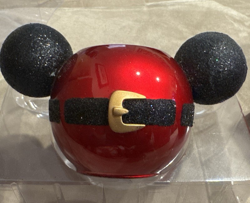 RARE Mickey Mouse Tealight Candle Holder Christmas Disney Parks DISNEYWORLD