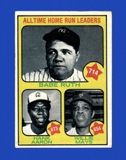 1973 Topps Set-Break #  1 Aaron/Ruth/Mays VG-VGEX *GMCARDS*