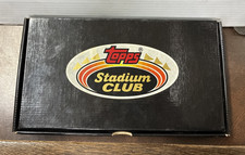1991 Topps Stadium Club Charter Member Box Card Set w/Medallion & Keychain
