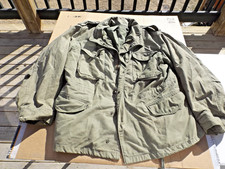 US Military OG-107 Field Jacket Olive Green Large -Reg