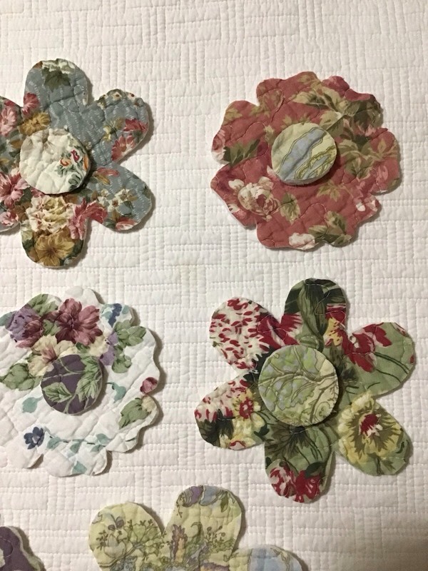 8 Vintage Quilt Appliqués Large 5.5-6.5” Unfinished For Jeans Shirts Pillow 