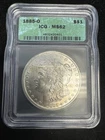 1885 O Morgan Silver Dollar MS62 ICG