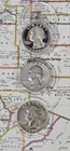 3 coin lot - Silver Proof Washington Quarter UNCirculated "OVER 1/2 Oz Silver"