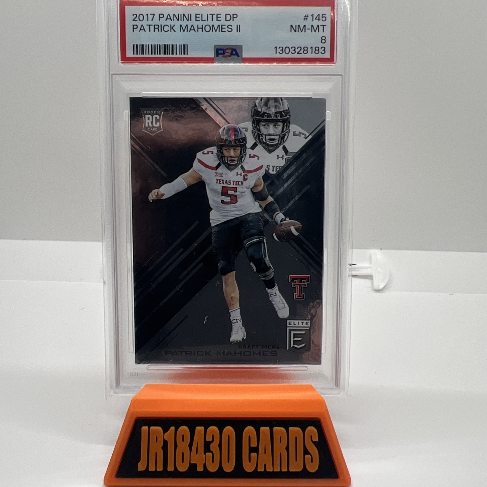 2017 Panini Elite DP Patrick Mahomes Rc. Rookie #145 PSA 9 Kansas City Chiefs