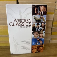 WESTERN CLASSICS COLLECTION: 9 DVD’s BITE THE BULLET/BUCK AND THE PREACHER etc.