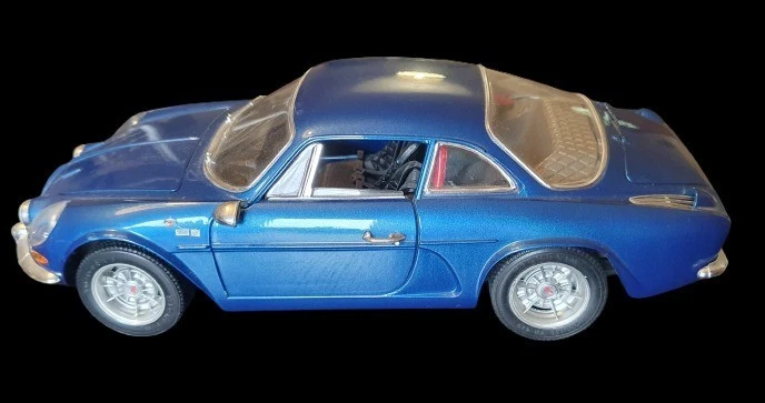 Burago Alpine A110 1600s Street Bleu Burago (1/16) Métal - Photo 4/4