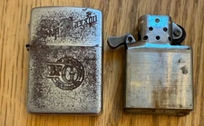 VINTAGE  ZIPPO LIGHTER USED BF GOODRICH