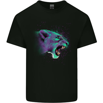 Ein Löwe Aquarell Kinder T-Shirt Kinder