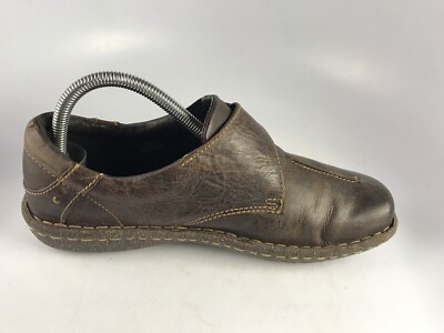 Born Womens Brown Glida W62021 Leather Monk Strap Slip On  display picture 3